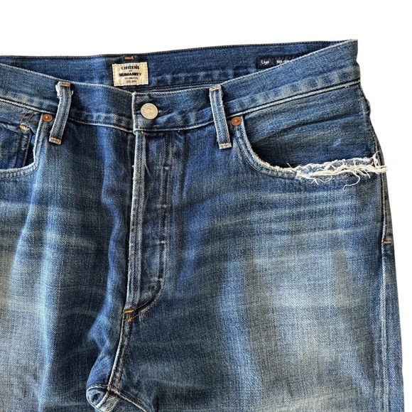 Citizens of Humanity Liya High Rise Ankle Straight Jean Fade Out 30 NWT - Picture 3 of 11